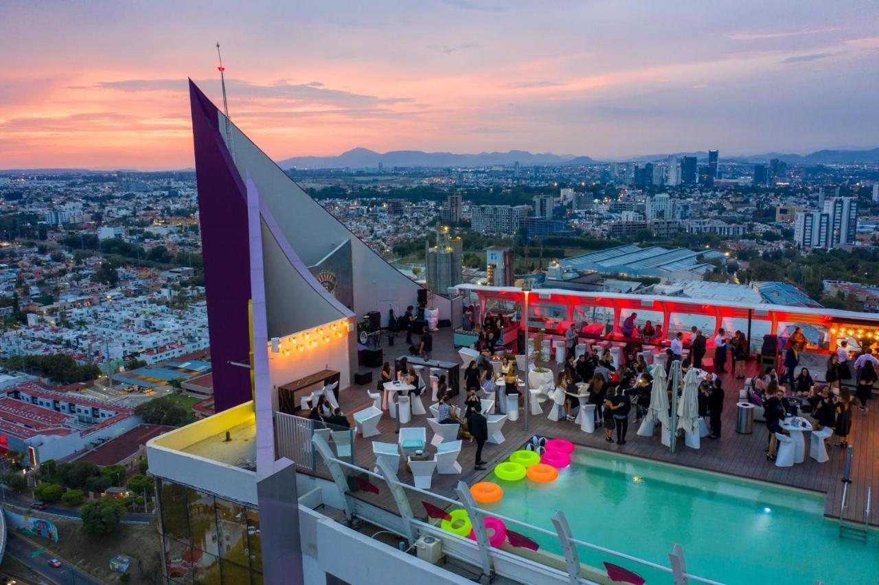 Hard Rock Hotel Guadalajara Zapopan Εξωτερικό φωτογραφία Skyline Rooftop